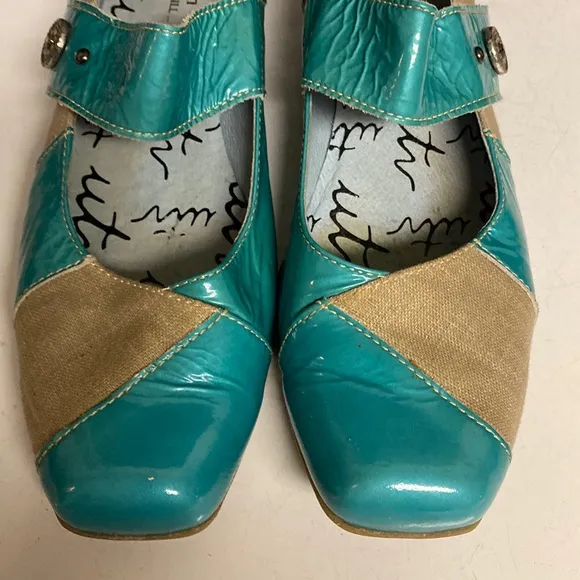 TOUR EN VILLE Geale Patent Leather Flat Shoes Sz 7