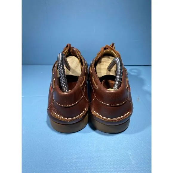 Travel Fox Brown  Boat Shoe Lace Up Men Casual Shoe Sz 42-9,5