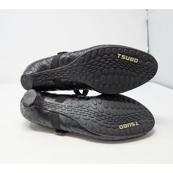 Tsubo Shoes Black Quilted Mary Jane Kinda Pumps Women's Size 7 37