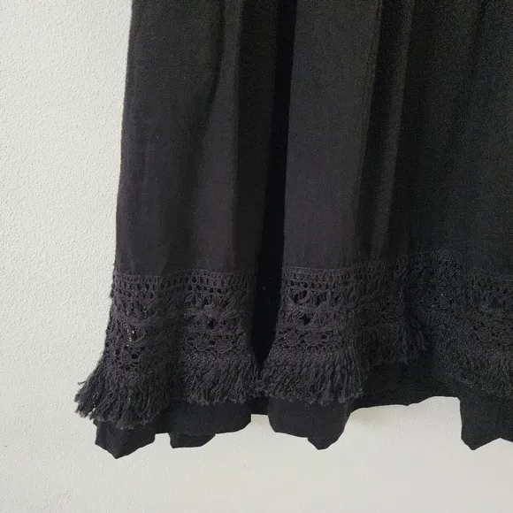 Tuckernuck Long Sleeve Back Eyelet Trim Shift Dress Size Medium
