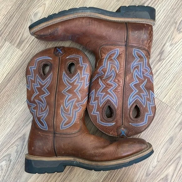 TWISTED X MEN'S 12IN LITE WESTERN WORK BOOTS