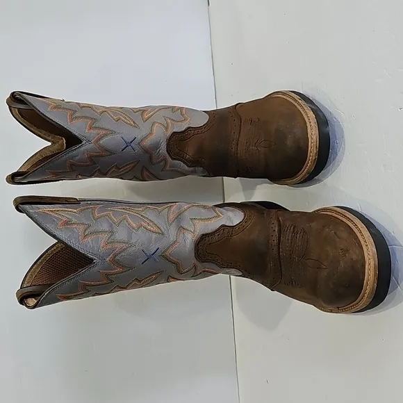 TWISTED X WESTERN MEN'S BLUE BOOTS 9.5 EE