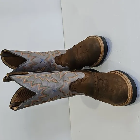 TWISTED X WESTERN MEN'S BLUE BOOTS 9.5 EE