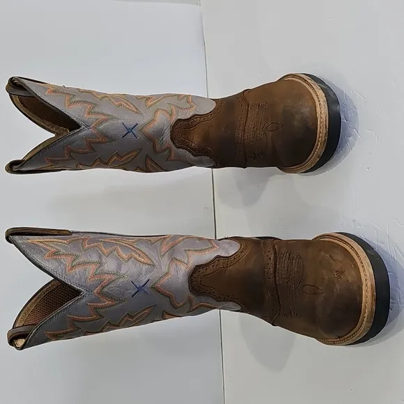 TWISTED X WESTERN MEN'S BLUE BOOTS 9.5 EE