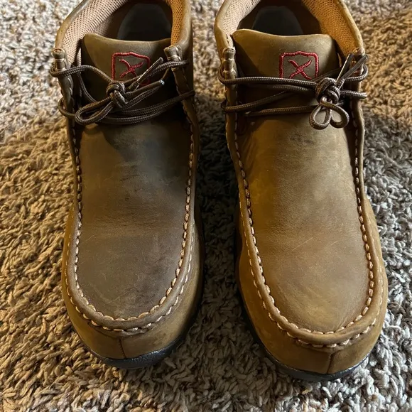 Twisted X Women’s Driving Mocs Steel Toe Work Boots BNWB Size 9