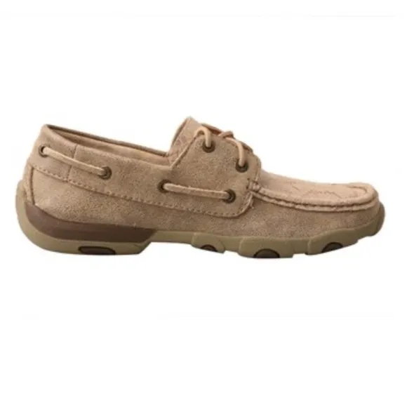 Twisted X women’s snake boat shoes slip on moccasins size 6.5 leather metallic