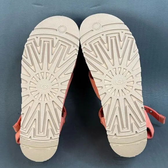 UGG Aubrey Platform Sandal shoes Orange women’s size 8