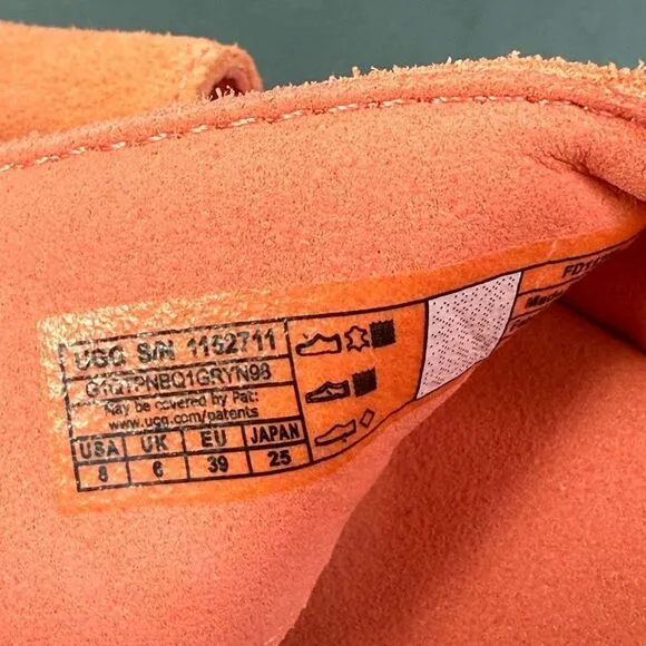 UGG Aubrey Platform Sandal shoes Orange women’s size 8