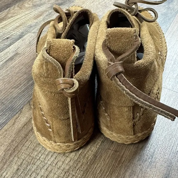 UGG Australia Woodlyn Moc Chestnut Moccasin 1094814 Shoes Suede Women's Size 6‎