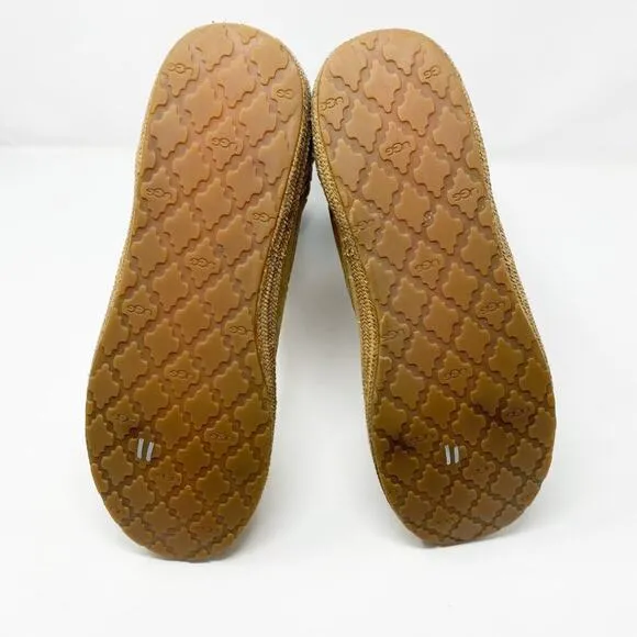 Ugg Chestnut Laurin Suede Flat Mid-Calf Boots Pull On Women's Size 10 EUC