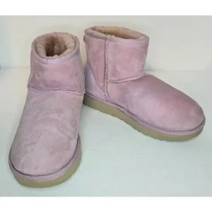 UGG CLASSIC MINI II Women's Shoes Sheepskin Ankle Boots 1016222 Lavender Size 7