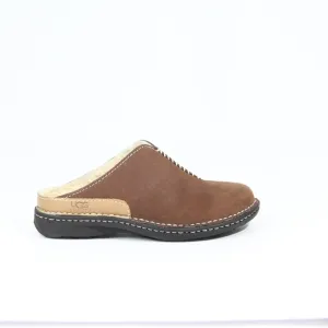 Ugg Clogs Women Shearling lined Shoes Leather Slip on Flat sz 5