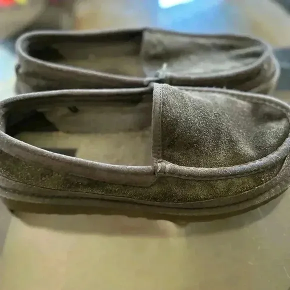 UGG Dex 1103901 Men’s Shoes Dark Gray Loafer Wool TREADLITE Slip On Size 9
