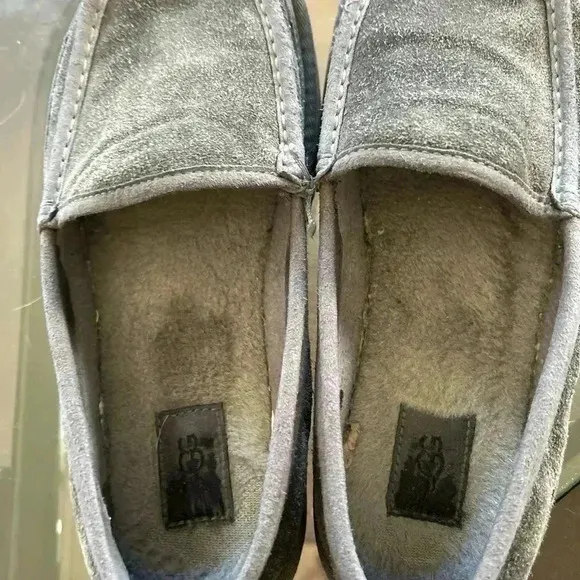 UGG Dex 1103901 Men’s Shoes Dark Gray Loafer Wool TREADLITE Slip On Size 9