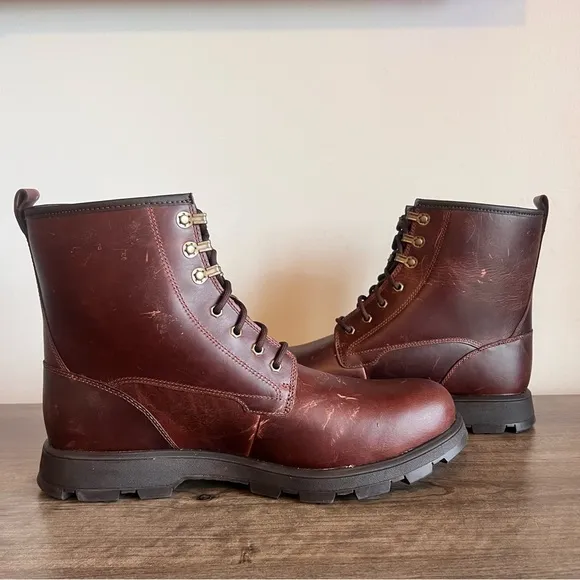 UGG Kirkson Men's Lace Up Leather Boot Size 12 #B1629