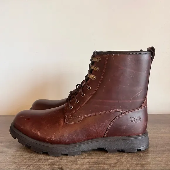UGG Kirkson Men's Lace Up Leather Boot Size 12 #B1629