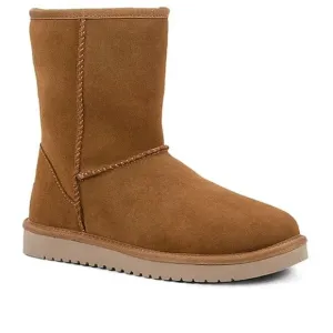 UGG Koolaburra Women's Chestnut Koola Short Flat Heel Winter Boots Sz 9