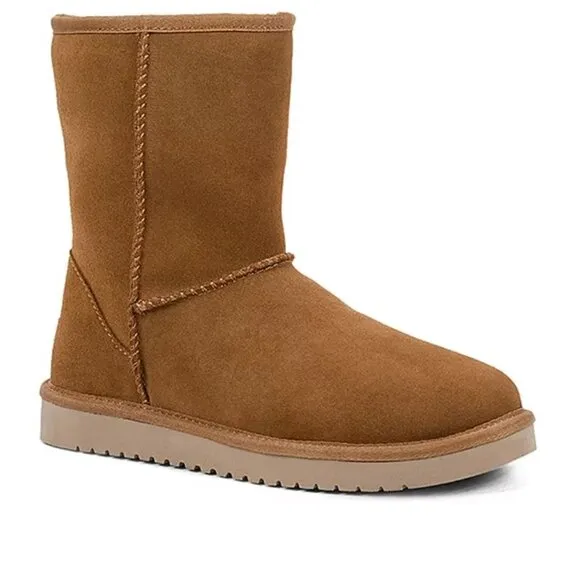 UGG Koolaburra Women's Chestnut Koola Short Flat Heel Winter Boots Sz 9