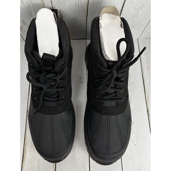 Ugg Men’s Emmett Duck Boot Lace Up Black Size 12 Outdoor