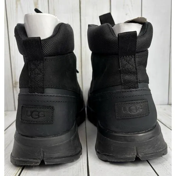 Ugg Men’s Emmett Duck Boot Lace Up Black Size 12 Outdoor