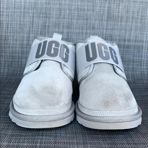 UGG Neumel ll Graphic Gray Suede Boots Winter shoes Women’s size 8