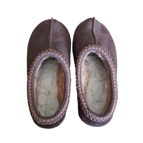 UGG Tasman Brown Classic Slippers Women's Size 8 Suede Slip On Shoes Mocs 5955