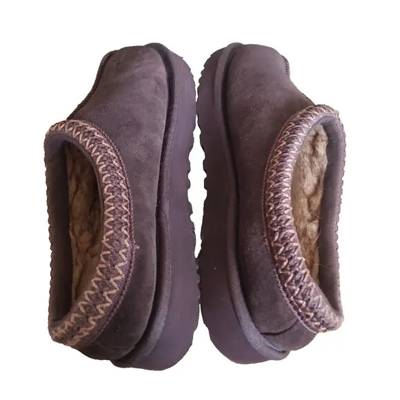 UGG Tasman Brown Classic Slippers Women's Size 8 Suede Slip On Shoes Mocs 5955