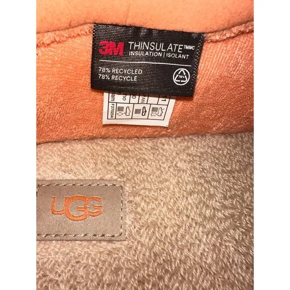 UGG Tasman LTA Peach Mens 1149510 Comfort Slippers Shoes US Size 10.5 or 11