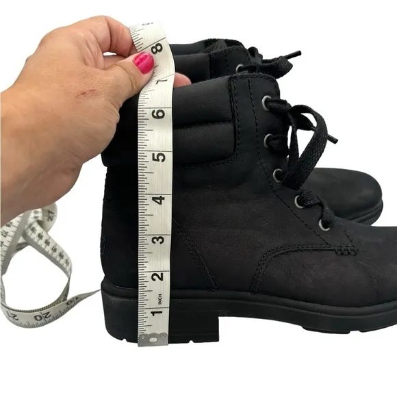 UGG Women's Harrison Lace Waterproof Leather Lace Up Boots - Black