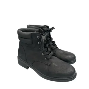 UGG Women's Harrison Lace Waterproof Leather Lace Up Boots - Black