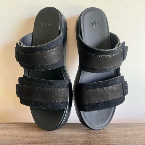 Ugg Zayne Slide II Women's Black Sandal Size 8 SKU#241209