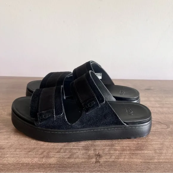Ugg Zayne Slide II Women's Black Sandal Size 8 SKU#241209