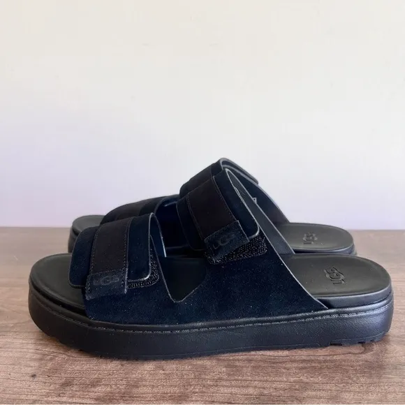 Ugg Zayne Slide II Women's Black Sandal Size 9 #B1561