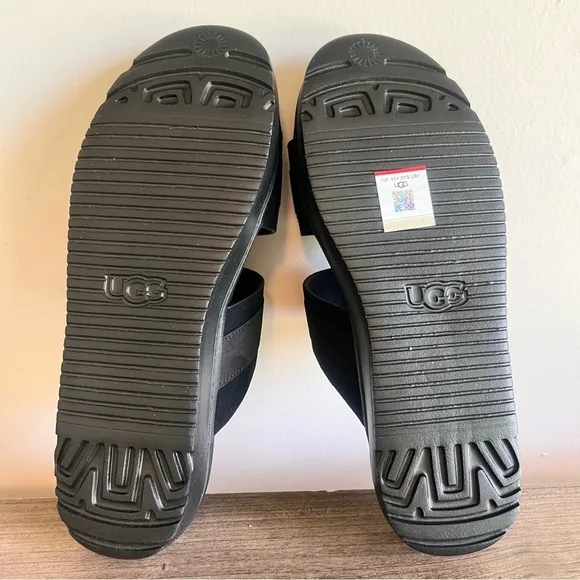 Ugg Zayne Slide II Women's Black Sandal Size 9 #B1561