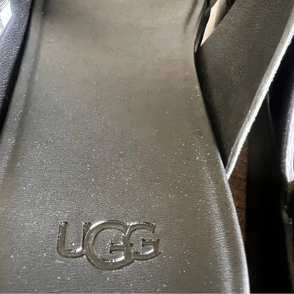 Ugg Zayne Slide II Women's Black Sandal Size 9 #B1561