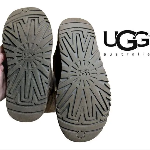 UGG Bailey, 3 Button Brown Boots Authentic