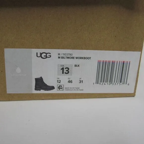 UGG BILTMORE WATERPROOF LEATHER WORK BOOTS