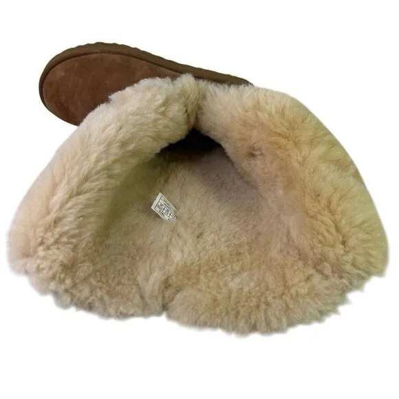 UGG Women's Tan Bailey Button Triplet Sheepskin Winter Boots 7