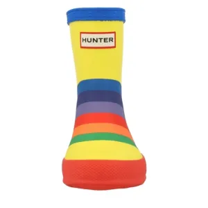 UK 11 Hunter Kids First Classic Rainbow Sky Multicoloured Rubber 12B/13G