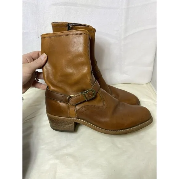 Unbranded men’s harness 9WW side zipper Boots
