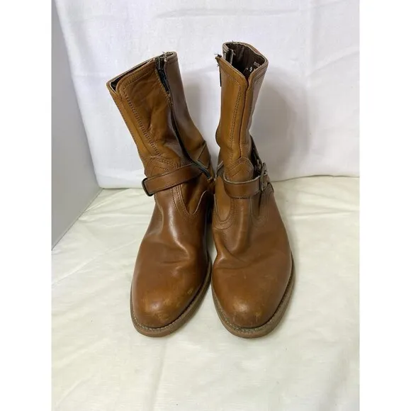 Unbranded men’s harness 9WW side zipper Boots