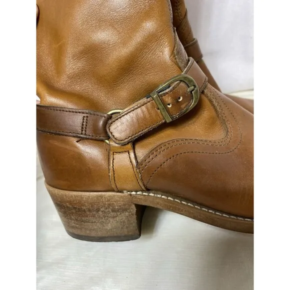 Unbranded men’s harness 9WW side zipper Boots