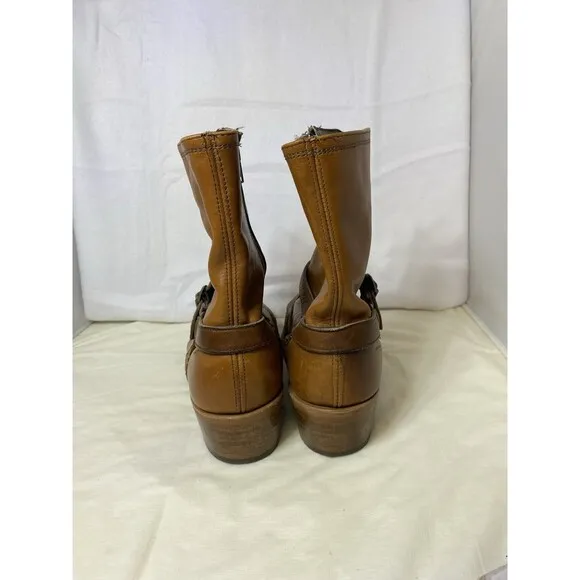 Unbranded men’s harness 9WW side zipper Boots