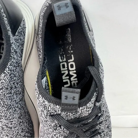 Under Armour Charged Covert Gray Knit Men's Shoe Size 8.5 SKU#24651