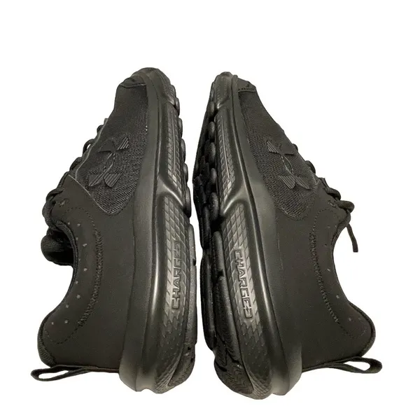 Under Armour Charges Asset 10 Running Shoes Black Sz 9.5 (4E Extra Wide) NIB