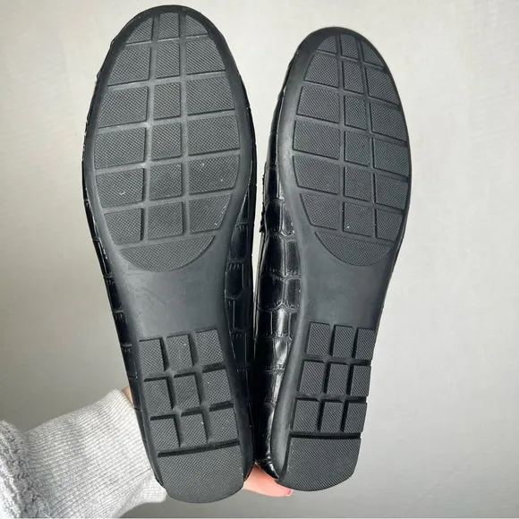 Vaneli Alika | Black Woman’s Slip On Loafers 9.5 Shoe