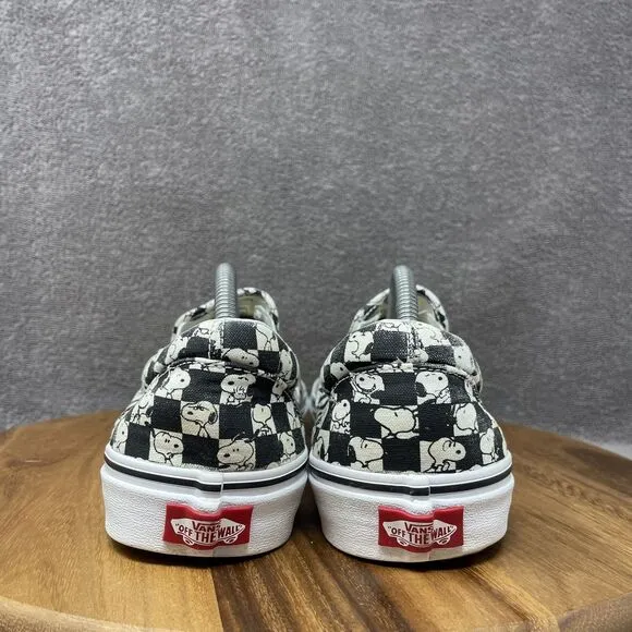 Vans 2017 Peanuts Snoopy Checkerboard Classic Slip-On Sneaker Shoes Men's Sz 11
