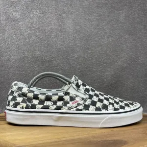 Vans 2017 Peanuts Snoopy Checkerboard Classic Slip-On Sneaker Shoes Men's Sz 11