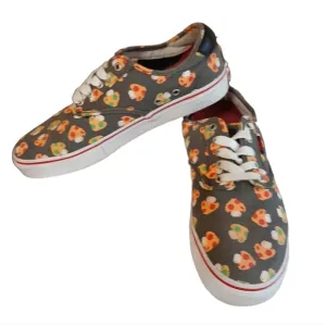 VANS &amp; Nintendo Mario Mushroom Sneakers Tennis Shoes Women's size 10