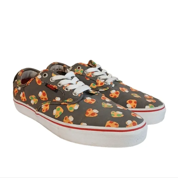 VANS &amp; Nintendo Mario Mushroom Sneakers Tennis Shoes Women's size 10